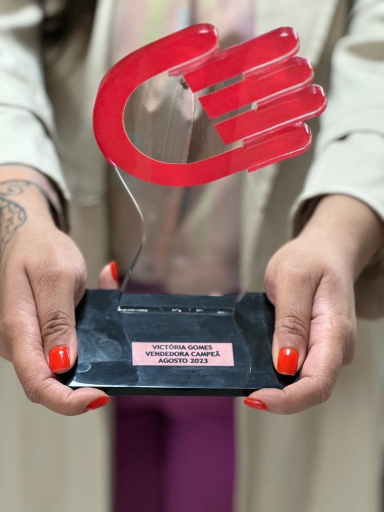 Troféu de vendedora campeã
